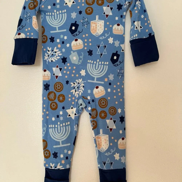 NWT Little Sleepies Footie Bamboo Pajama 0-3 months - double zipper - Picture 11 of 11